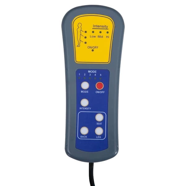 vidaXL massagestol stof sort