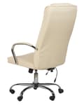 Miniatyrbild 6 av 11: Kontorsstol med massagefunktion Beige Konstläder Värmefunktion 4 lägen 360 grader vridbar Skrivbordsstol för hemmakontor