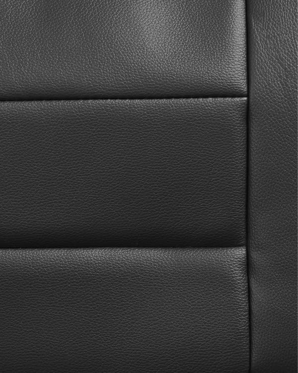 Kontorsstol Svart Konstläder Snurrande Justerbar Höjd Hög Rygg Massagefunktion Uppvärmd Sits