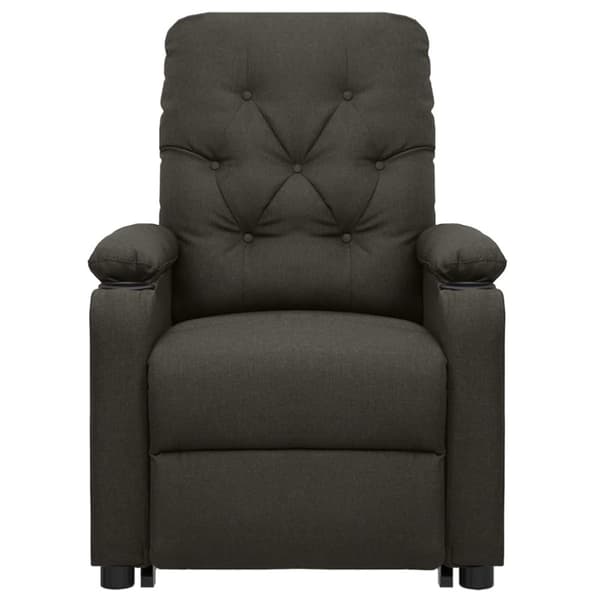 vidaXL massagefåtölj med uppresningshjälp taupe tyg