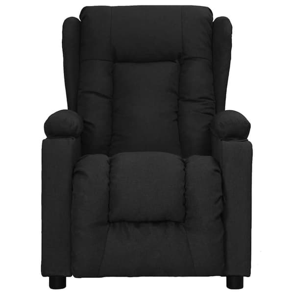 vidaXL massagefåtölj med uppresningshjälp svart tyg