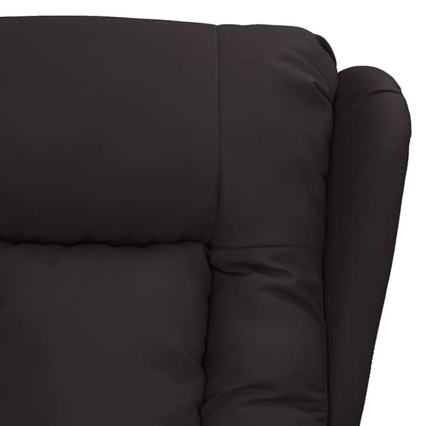 vidaXL massagestol med løftefunktion kunstlæder sort