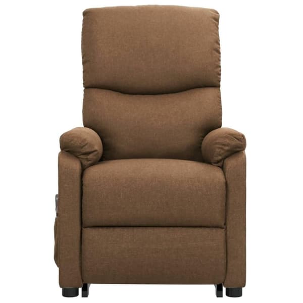 vidaXL massagefåtölj med uppresningshjälp taupe tyg