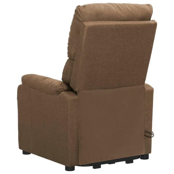 vidaXL massagefåtölj med uppresningshjälp taupe tyg