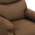 Miniatyrbild 7 av 11: vidaXL massagefåtölj med uppresningshjälp taupe tyg