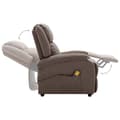 Miniatyrbillede 8 af 11: vidaXL massagestol stof gråbrun