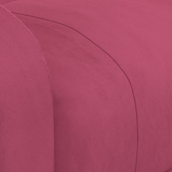 vidaXL massagestol velour vinrød