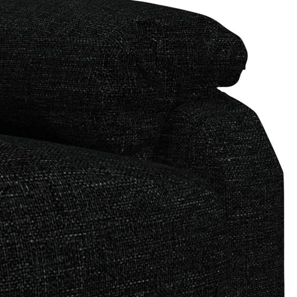 vidaXL Massagefåtölj svart tyg