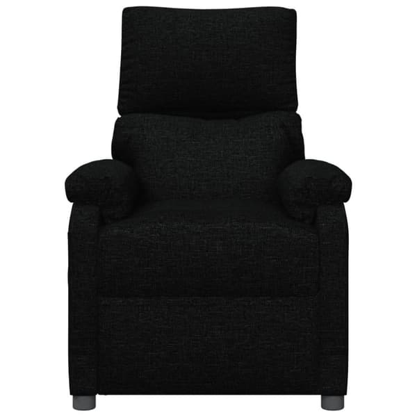 vidaXL Massagefåtölj svart tyg