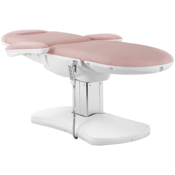 Physa Elektrisk behandlingsstol PHYSA PORDENONE POWDER PINK - Rosa/vit
