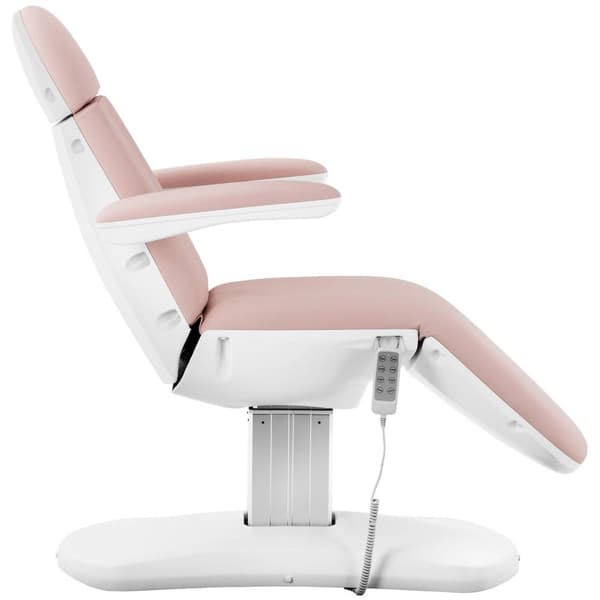 Physa Elektrisk behandlingsstol PHYSA PORDENONE POWDER PINK - Rosa/vit