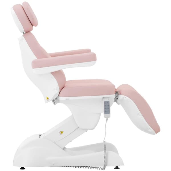 Physa Elektrisk behandlingsstol PHYSA ACIREALE POWDER PINK - Rosa/vit