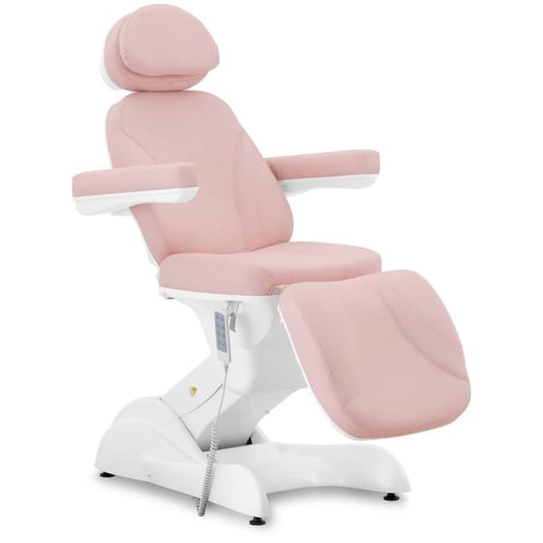 Physa Elektrisk behandlingsstol PHYSA ACIREALE POWDER PINK - Rosa/vit