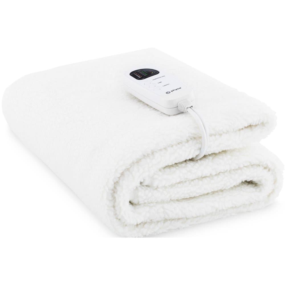 Physa Elektrisk värmefilt för massagebänk - 180 x 75 cm - 60 W - Timer - LED - Fleece