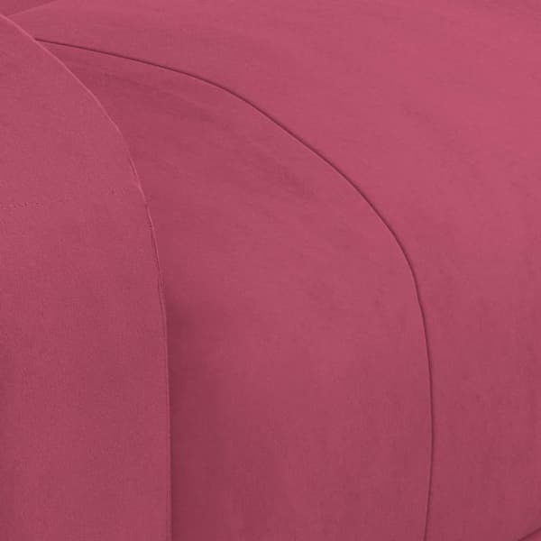 vidaXL Elektrisk massagefåtölj vinröd sammet