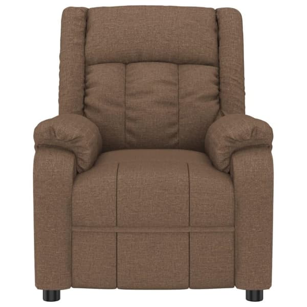 vidaXL massagestol stof brun