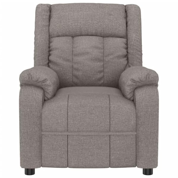 vidaXL massagestol stof gråbrun