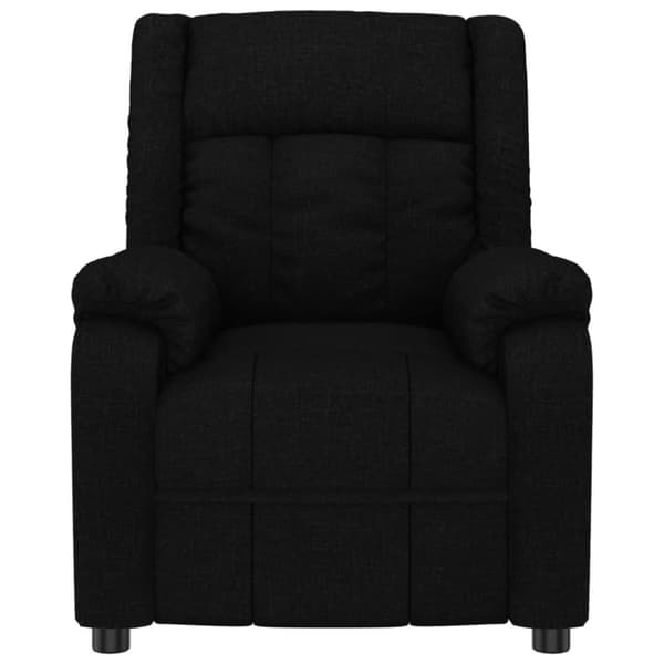 vidaXL eldrevet massagestol stof sort