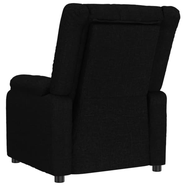 vidaXL eldrevet massagestol stof sort