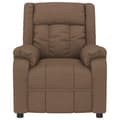 Miniatyrbillede 4 af 11: vidaXL eldrevet massagestol stof brun