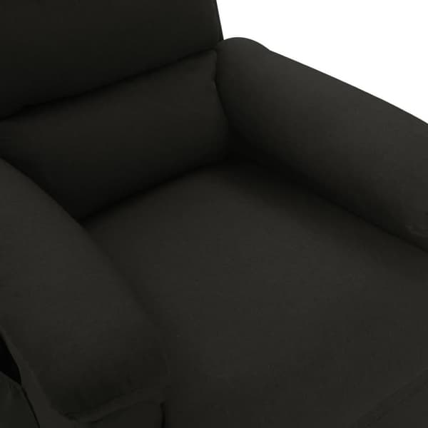 vidaXL massagestol stof sort