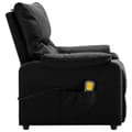 Miniatyrbillede 4 af 11: vidaXL eldrevet massagestol stof sort