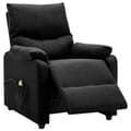 Miniatyrbillede 6 af 11: vidaXL eldrevet massagestol stof sort