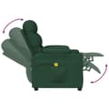 Miniatyrbillede 6 af 10: vidaXL massagestol stof mørkegrøn