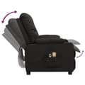 Miniatyrbillede 6 af 10: vidaXL eldrevet massagestol stof sort