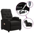 Miniatyrbillede 1 af 10: vidaXL eldrevet massagestol stof sort
