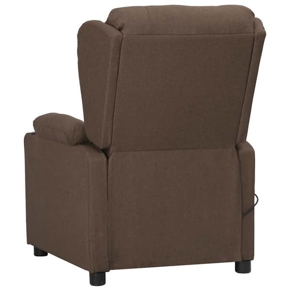 vidaXL Elektrisk massagefåtölj taupe tyg