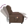 Miniatyrbild 7 av 11: vidaXL Elektrisk massagefåtölj taupe tyg