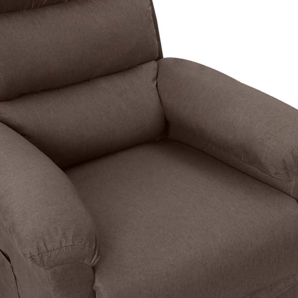vidaXL Elektrisk massagefåtölj taupe tyg