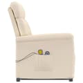 Miniatyrbillede 5 af 11: vidaXL massagestol mikrofiberstof beige