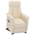 Miniatyrbillede 7 af 11: vidaXL massagestol mikrofiberstof beige