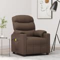 Miniatyrbillede 10 af 10: vidaXL massagestol stof brun