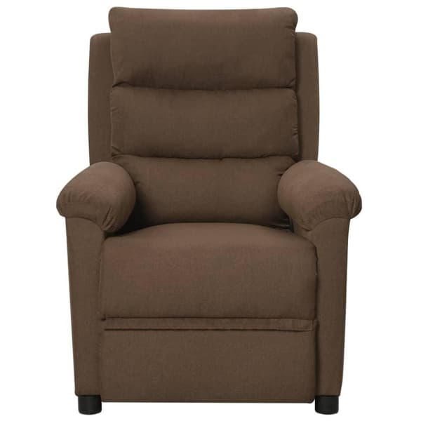 vidaXL massagestol stof brun