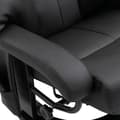 Miniatyrbild 4 av 5: Rootz Relaxation Lounger med liggfunktion - Massagestol - Tv-stol - Liggstol - Ergonomisk stol - Fåtölj med pall - Svart - 76 x 80 x 102 cm
