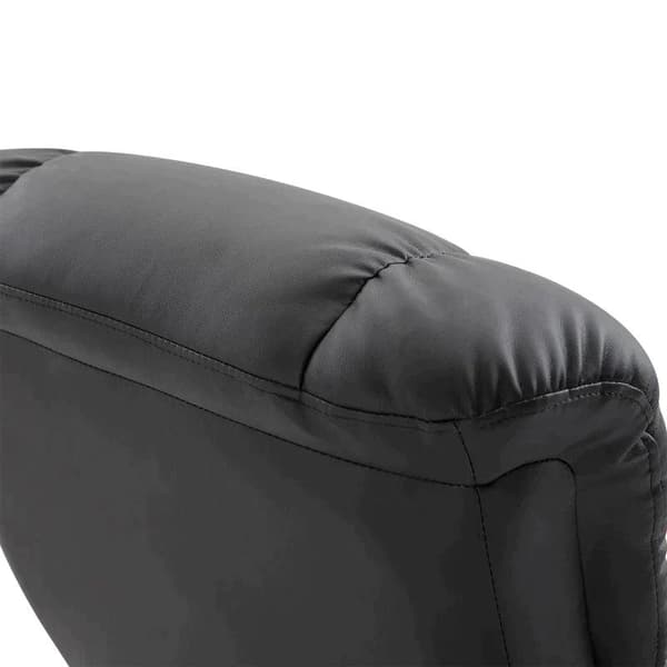Rootz Relaxation Lounger med liggfunktion - Massagestol - Tv-stol - Liggstol - Ergonomisk stol - Fåtölj med pall - Svart - 76 x 80 x 102 cm