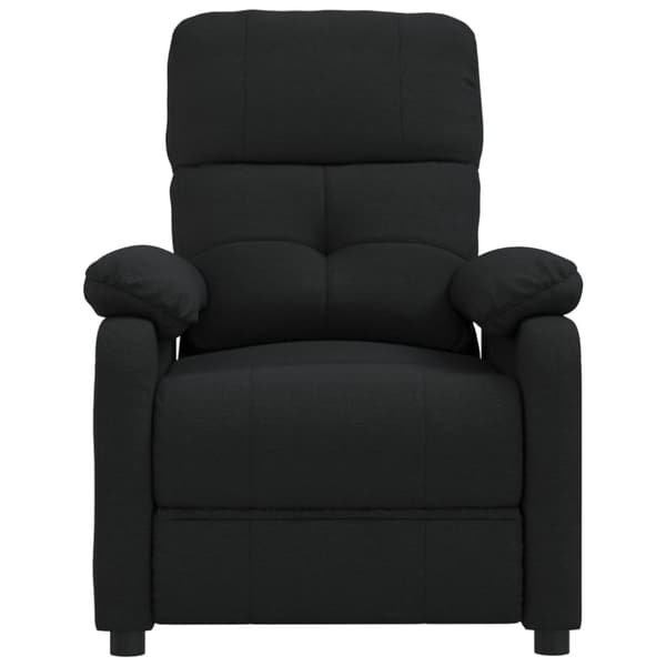 vidaXL Massagefåtölj svart tyg
