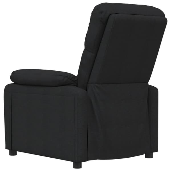 vidaXL Massagefåtölj svart tyg