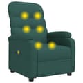 Miniatyrbillede 1 af 11: vidaXL massagestol stof mørkegrøn