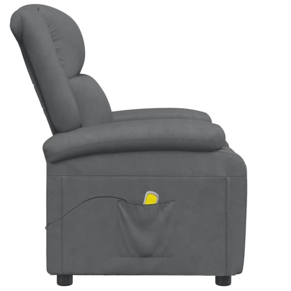 vidaXL massagestol kunstlæder grå