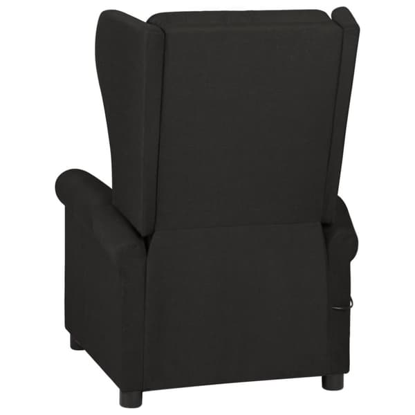 vidaXL Massagefåtölj svart tyg