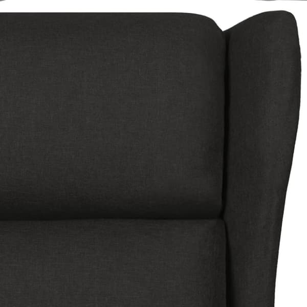 vidaXL Massagefåtölj svart tyg