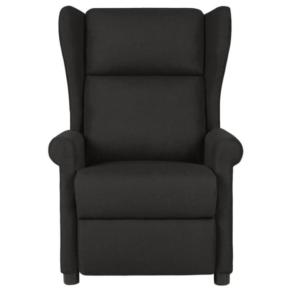 vidaXL Massagefåtölj svart tyg