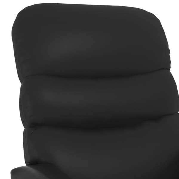 eldrevet massagestol kunstlæder sort