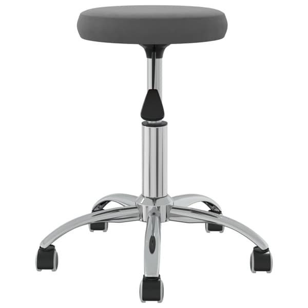 Massagepall mörkgrå sammet