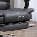 Miniatyrbild 4 av 5: Rootz Massagestol - Kontorsstol med massagefunktion - Inklusive fotstöd - Justerbar i höjdled - Svart - 64 cm x 70 cm x 118 cm
