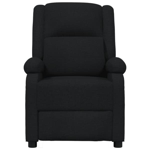 eldrevet massagestol stof sort